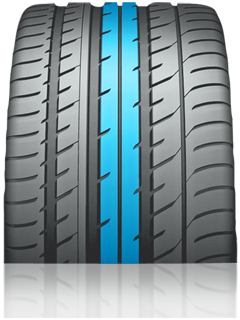 Tread Design - Wide Center Rib*