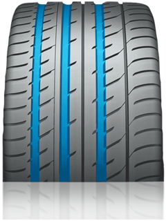 Tread Design - Wide Straight Grooves